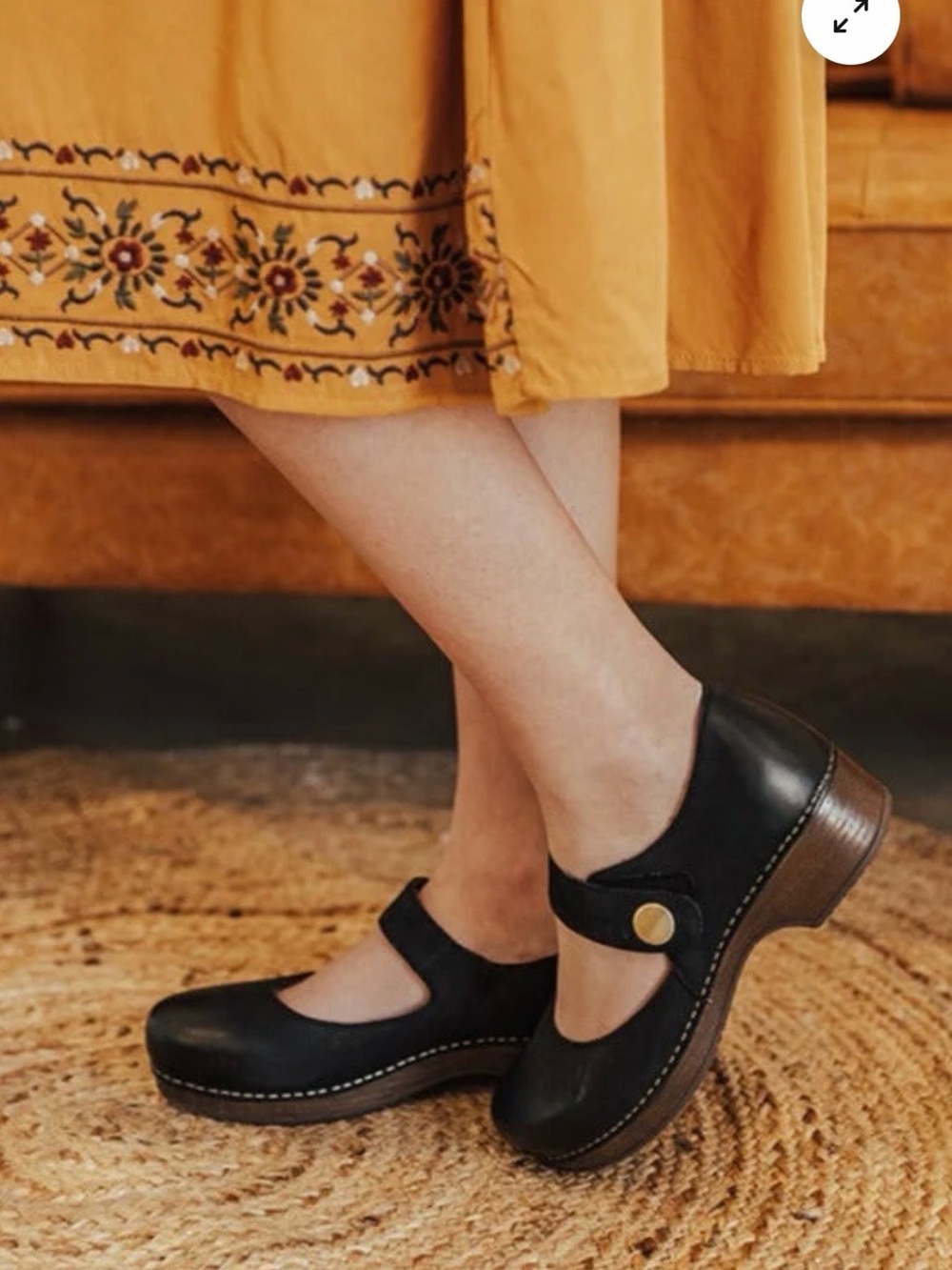 Dansko Beatrice Mary Jane clog In Black-Sz EU 40-US 9.5/10